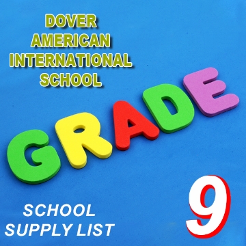 Picture of School Supplies List - Dover American International School - Third Preparatory Grade