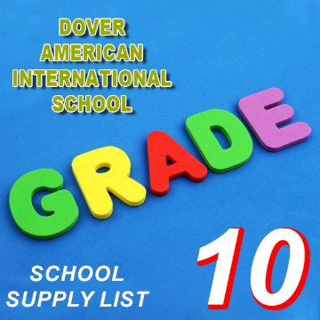 Picture of School Supplies List – Dover American International School – First Secondary Grade