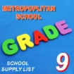 Picture of School Supplies List - Metropolitan School - 3rd Preparatory Grade