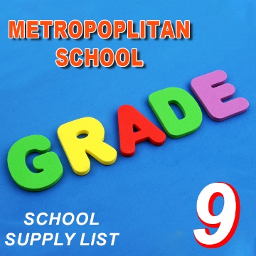 Picture of School Supplies List - Metropolitan School - 3rd Preparatory Grade