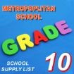 Picture of School Supplies List – Metropolitan School – 1st Secondary Grade