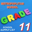 Picture of School Supplies List – Metropolitan School – Second Secondary Grade