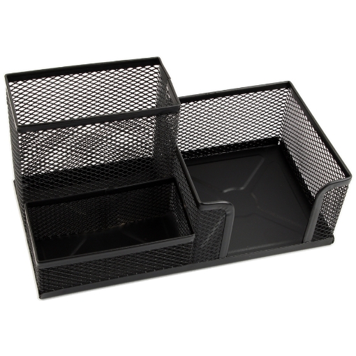 Picture of Mesh Desk Organizer, Black Metal - H9058