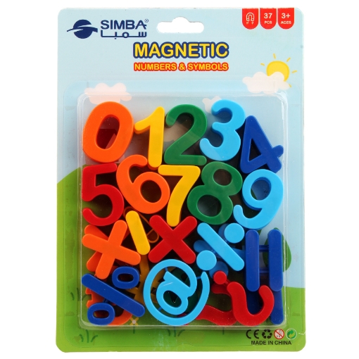 Imagen de Imán de Números en Inglés Educativos de Plástico - Simba HN6007