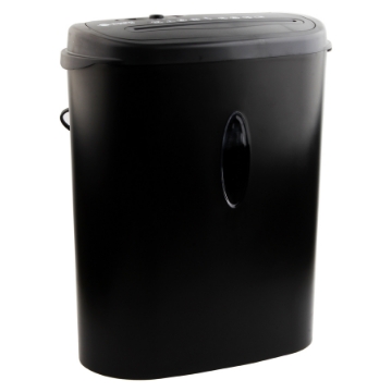 Picture of 12 Sheets Cross Cut Paper and Credit Card Shredder Black - Simba SB412A-CD