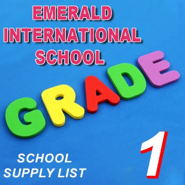 Picture of School Supplies List – Emerald International School First Grade