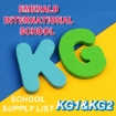 Picture of School Supplies List – Emerald International School KG1 & KG2