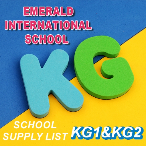 Picture of School Supplies List – Emerald International School KG1 & KG2