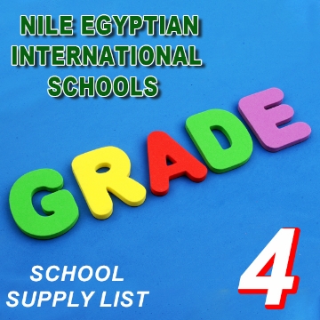 Picture of School Supplies List - Nile Egyptian International School, Fourth Grade