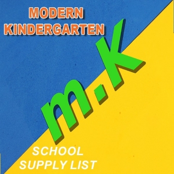 Picture of School Supplies List - Modern Nursery