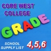 Picture of School Supplies List – Core West International Language School Grade 4, 5, 6