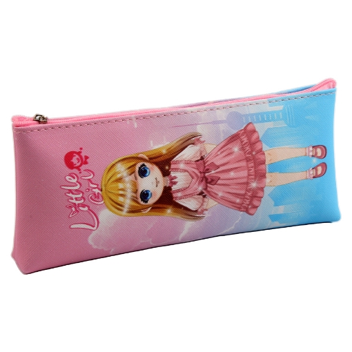 Picture of Canvas pencil case with 1 zipper, vacuum box, Model G5436