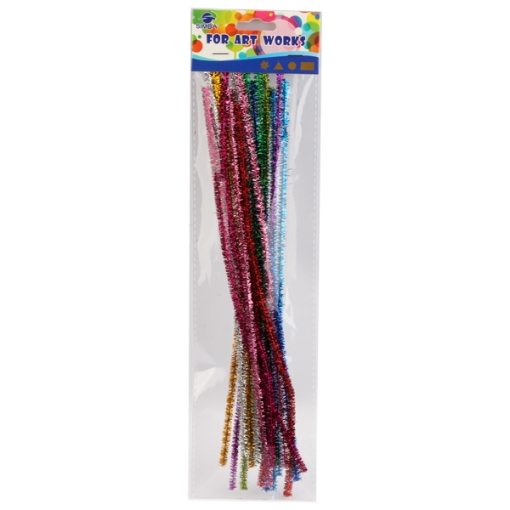 Picture of Chenille Stems Glitter 20 Pieces Multicolored - Simba JCT