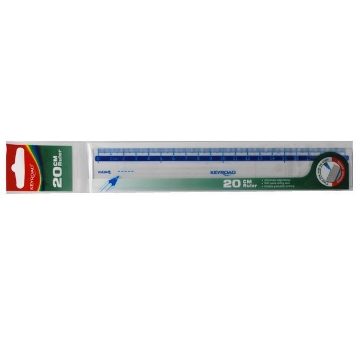 Picture of Ruler 20 cm Transparent Keyroad Model KR971375