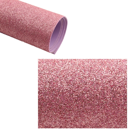 Picture of EVA Glitter Foam sheet, Mauve 2 mm 50 x 70 cm - Simba