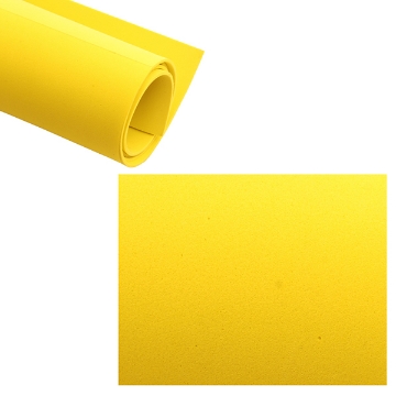 Picture of EVA Colored Foam sheet, Yellow 2mm 50x70cm - Simba