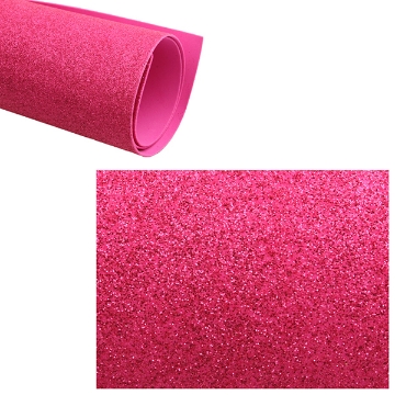 Picture of Glitter EVA Foam sheet 2mm Fuchsia 50 x 70 cm - Simba