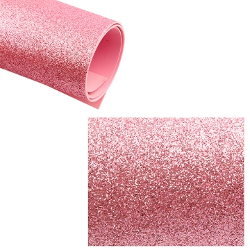 Picture of Glitter EVA Foam sheet 2mm pink 50 x 70 cm - Simba