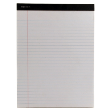 Picture of Notepad Pin 50 lined paper white 21.6 * 29.8 Mintra