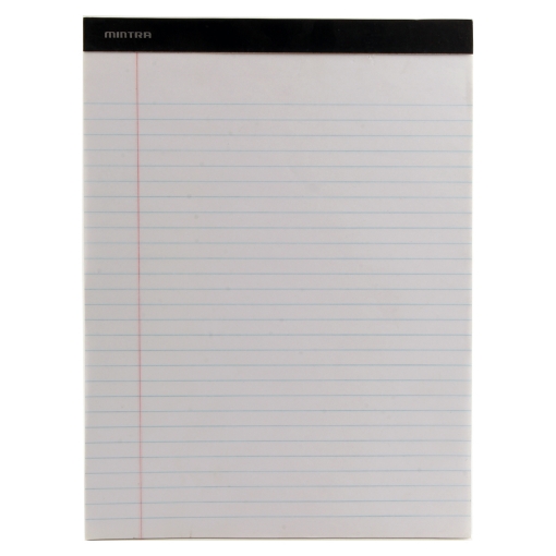 Picture of Notepad Pin 50 lined paper white 21.6 * 29.8 Mintra