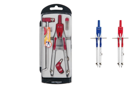 Picture of Set Compass 4 Piece with Leg Keyroad Model KR971412