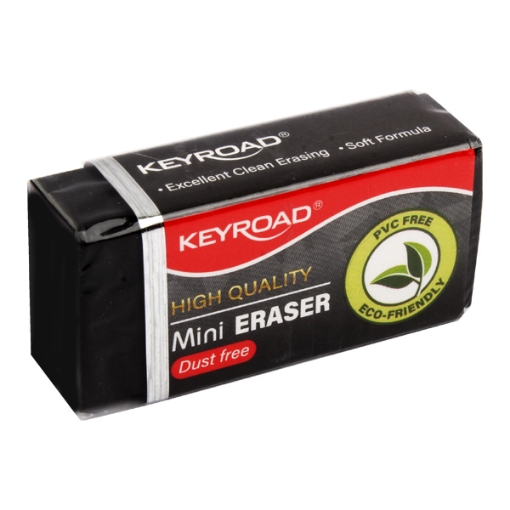 Picture of Black Erasers  Small Keyroad Model KR972789