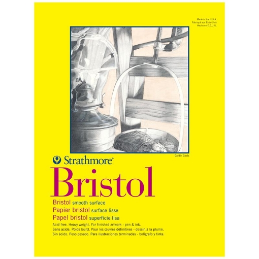 Picture of Bristol sheet 70 x 100 cm 140 gm White - Strathmore