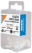 Bild von Kunststoffkabelhaken Packung 14x30 mm 3 Stück - Mintra 94048