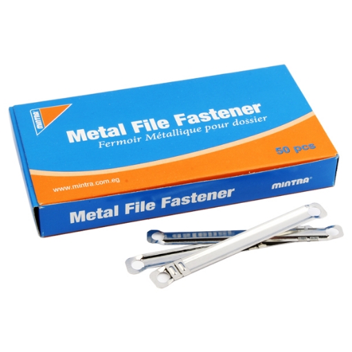 Picture of Metal silver file fastener - Mintra