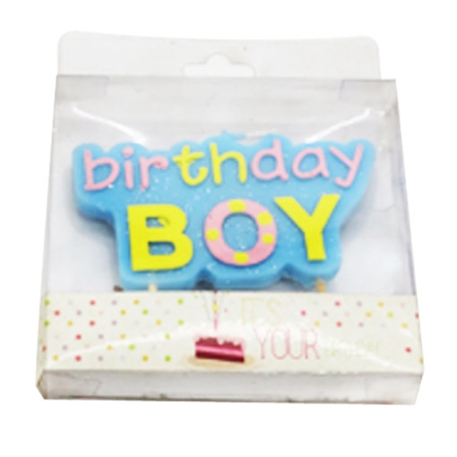 Picture of Happy Birthday Boy & Girl Candle