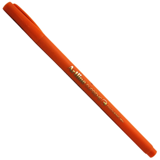 Picture of Felt tip pen 0.6mm, Made of Plastic, orange Color - Art Line EPFS-210