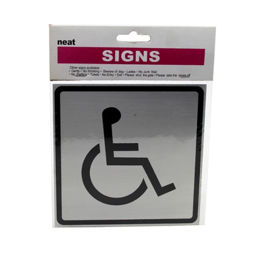 Picture of Metal Signs Sticker for People with Special Needs