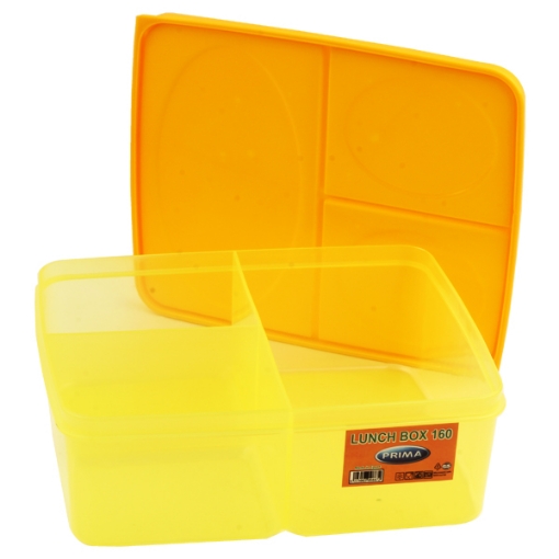 Picture of Lunch Box Multi-Colored, Divided Plastic, 1.6 Liter - Prima