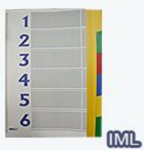 Picture of فواصل أرقام 1- 6 ألوان - IML