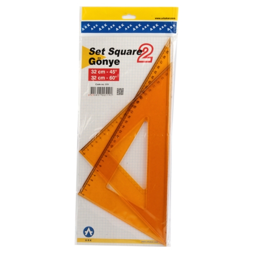 Picture of Triangle Set 2 Pieces Honey Plastic (45- 60) 32 cm 520 g – Ark 519