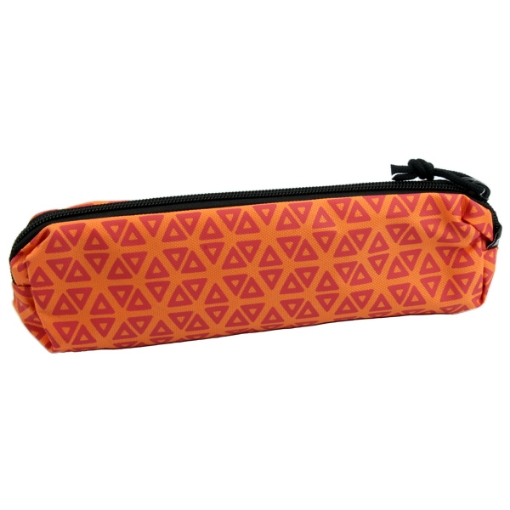 Picture of Fabric Pencil Case 1 Zipper Coral Triangle Printed - Mintra 09454