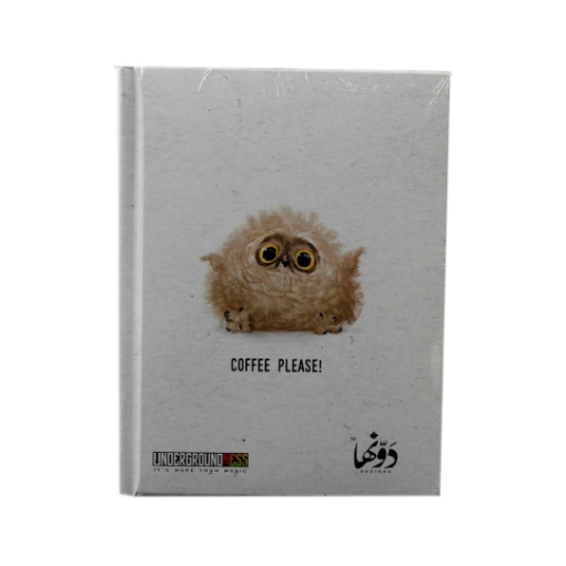 Picture of Notebook Hardcover (lazy owl) 130 sheets (12 * 16) cm Dawenha