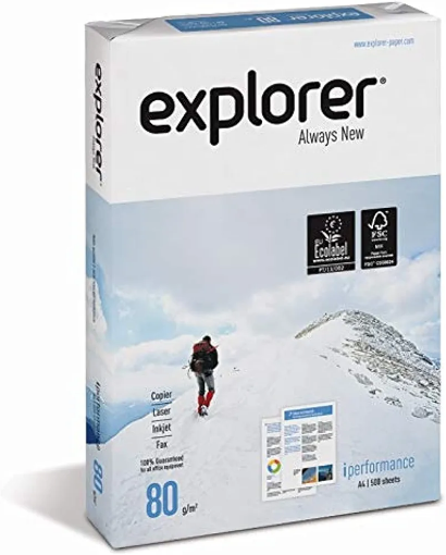 Imagen de Papel de copia 80 g 500 hojas - A4 Explorer