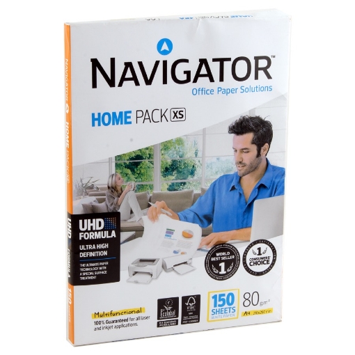 Imagen de Paquete de papel fotocopiadora 80 g 150 hojas A4 Navigator