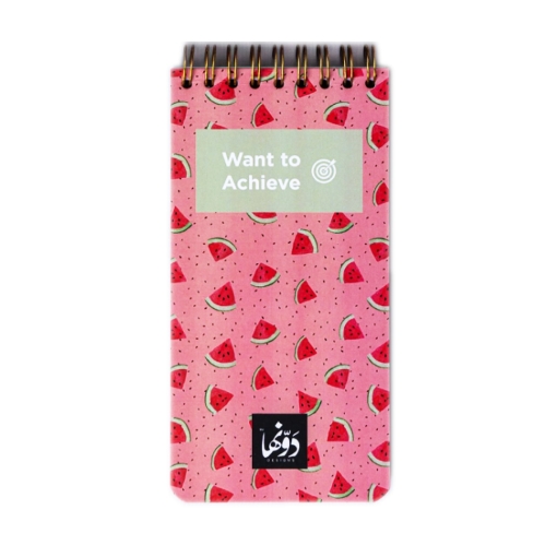 Imagen de Cuaderno de alambre (Sandía) 8 * 16 cm Dawenha