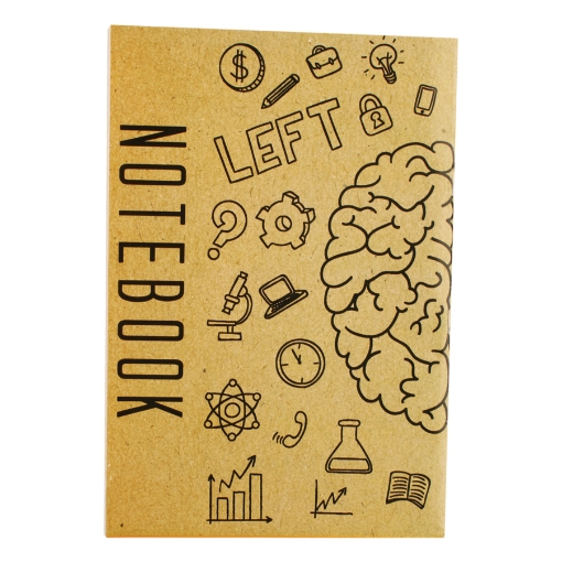 Picture of كشكول جامعى دبوس 60 ورقة إنجليزي ص و ص -شكل كرافت- غلاف كوشية  A4 اكسترا لاين