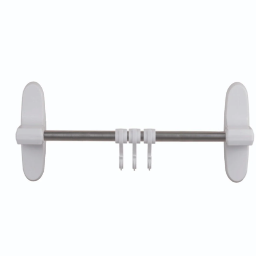 Bild von 3 Haken Handtuchhalter Weiß - Mintra 4643