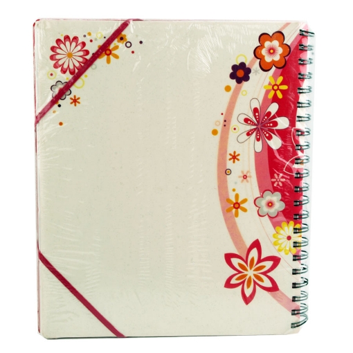 Imagen de Cuaderno escolar Siyas Doble Julie Wire 100 hojas 23 * 27.9 cm Mintra