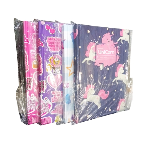 Imagen de Cuaderno con encuadernación plástica – 80 páginas de color crema, A5