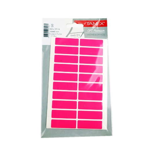 Picture of استيكر مكتبي فوشيا 5 ورقات 40 × 13 مم A5/ 20 تانيكس موديل OFC-108