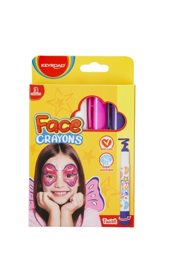 Picture of ألوان وجه شمعية كى رود علبة 3 لون - موديل KR972886