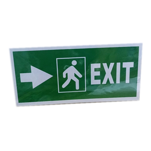 Image de Autocollant d’instruction coloré « EXIT » - Modèle 787-4