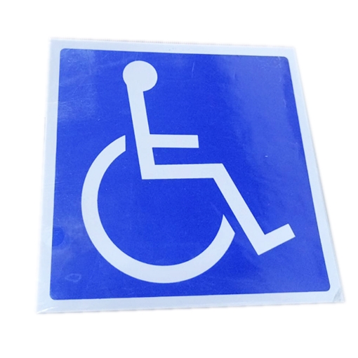 Image de Autocollant d’instruction bleu – Personnes handicapées – Modèle 787-11