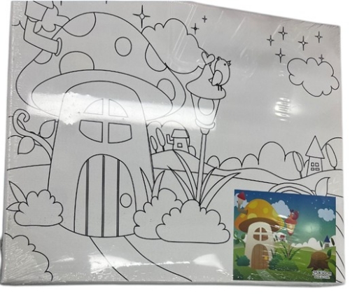 Imagen de Bastidor de lienzo para pintura 25 × 30 cm - Keep Smiling Modelo 2530DIY