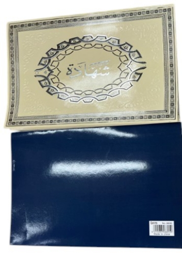 Image de Porte-Certificat en Carton Coloré Format A4 – Modèle 8895
